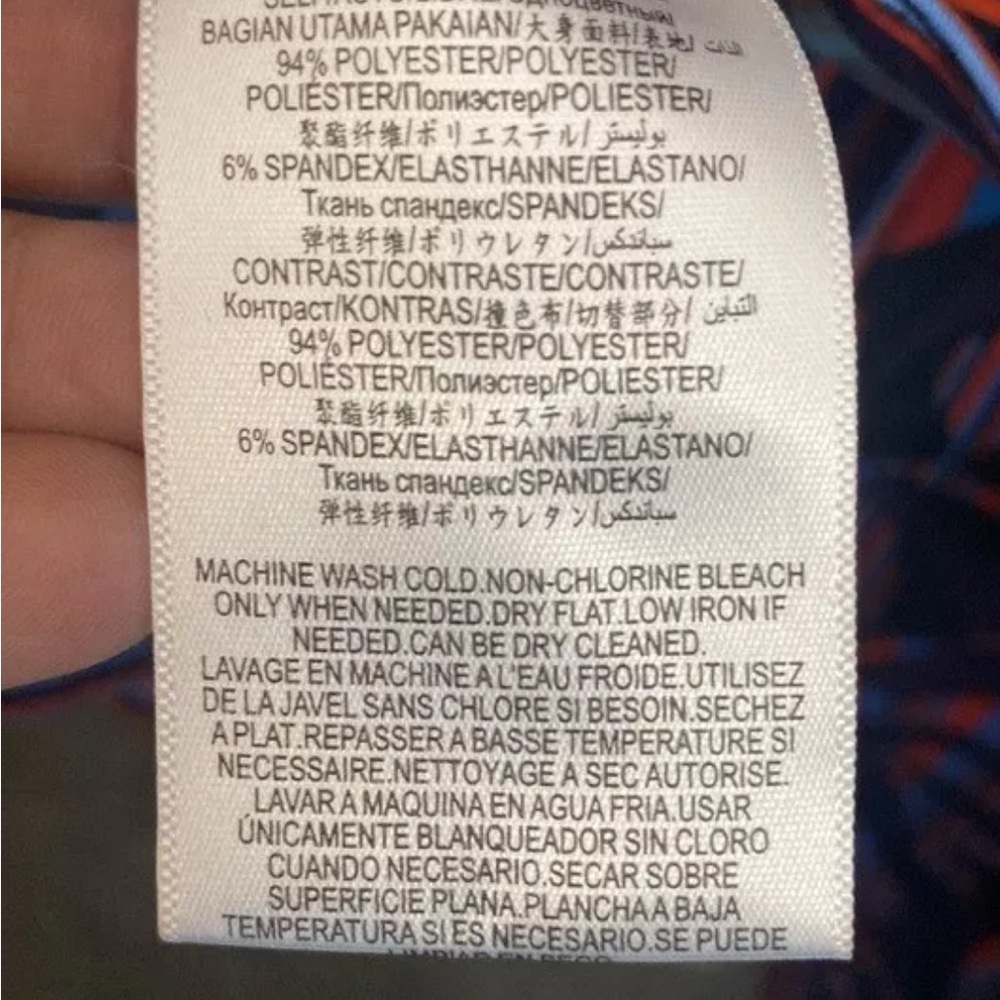 Bcbgmaxazria Multicolor Patterned Wrap Dress Size… - image 5